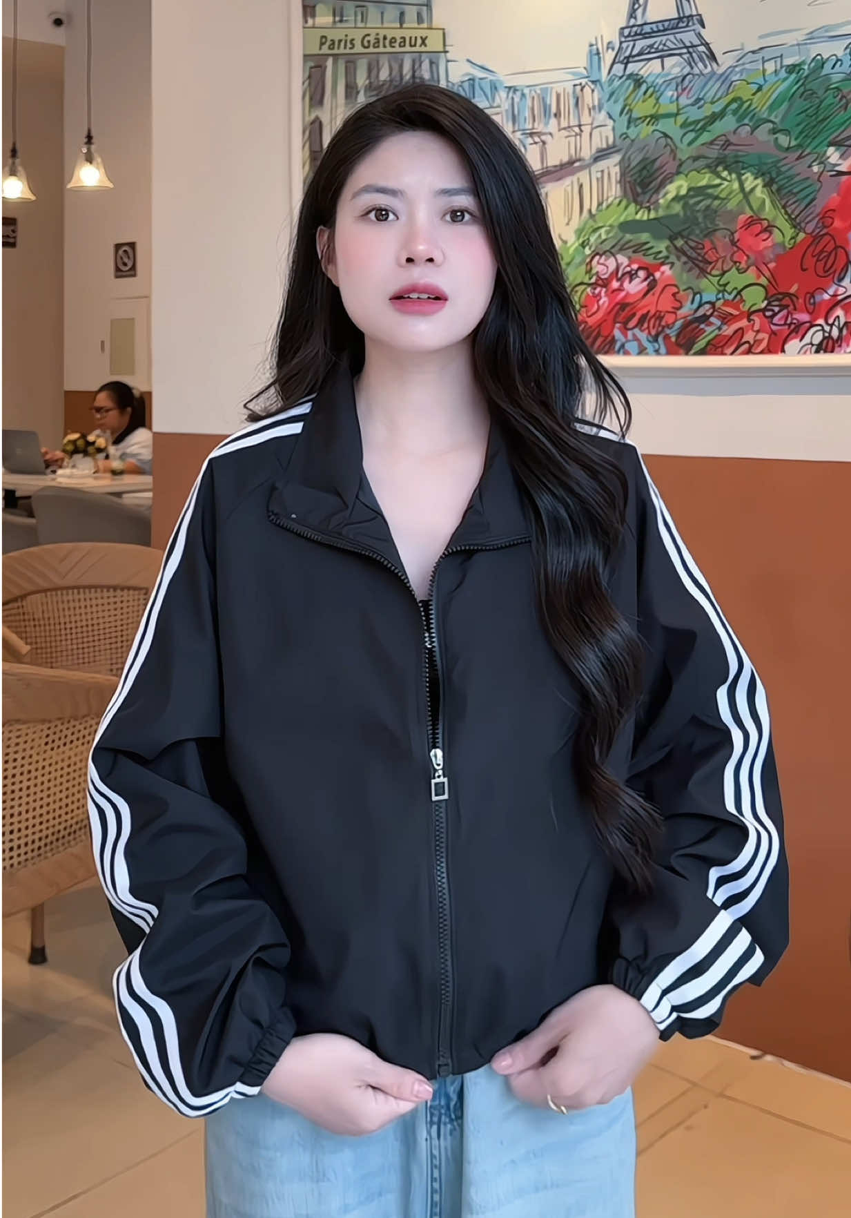 Áo khoác gió 2 lớp #huyenchauoi #xuhuong #aokhoacgio #aokhoacgio2lop 