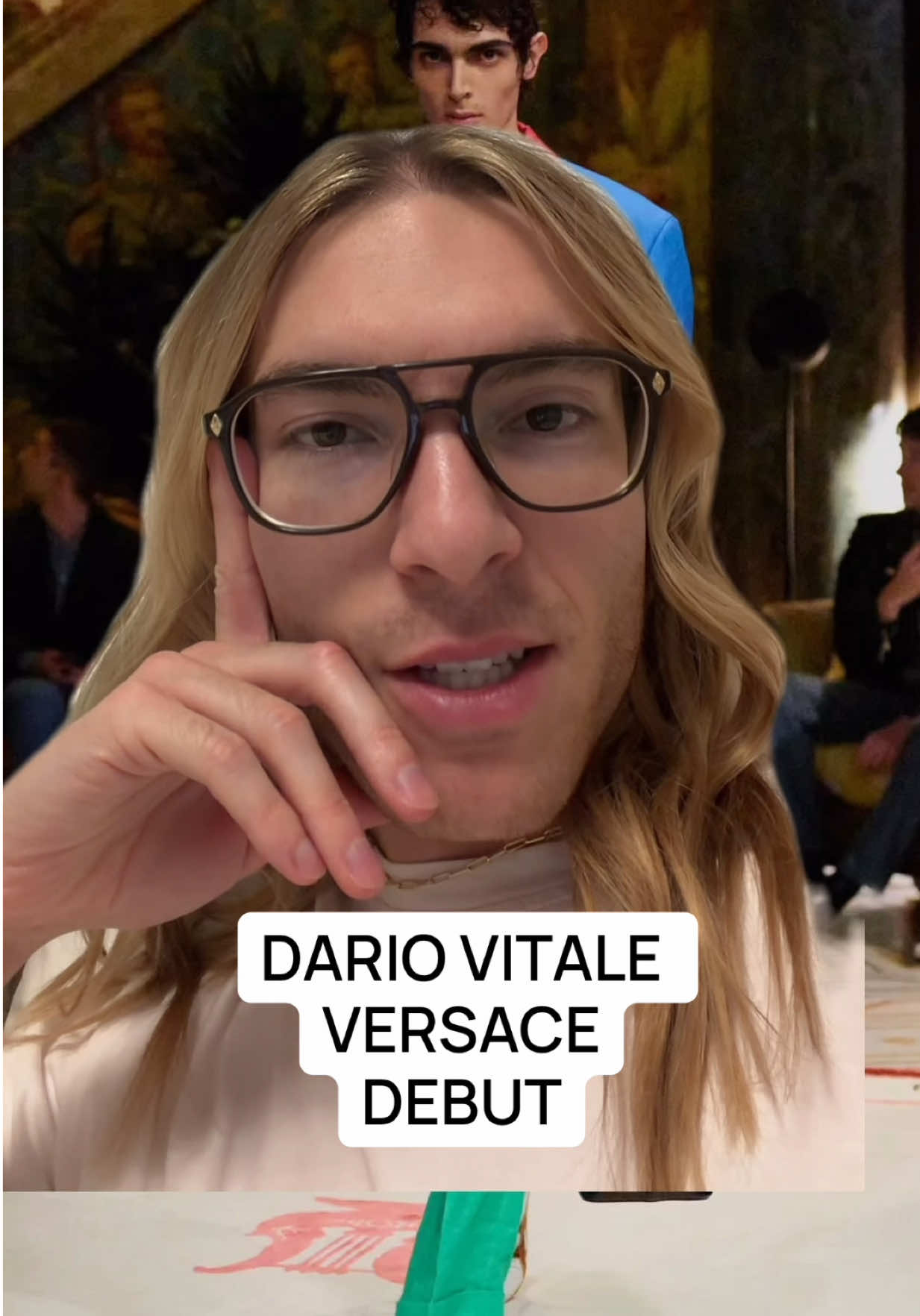 Dario Vitale’s Versace Debut #dariovitale #versace #mfw #milanfashionweek  @VERSACE @versacejeanscouture 