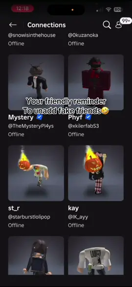 Guys dont have fake friends added! 💀 like @Spoof @fearws10rblx #roblox #robloxconnect #ws10cloutchaser #joke #fypシ 