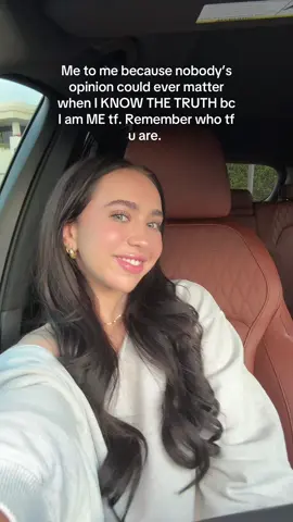 HOW COULD U CARE WHAT THEY SAY WHEN U ARE LITERALLY U AND U KNOW EVERYTHING ABOUT YOURSELF AND LOVE YOURSELF?!?!!!!! SEE WHAT IM SAYING??🤩🤩🤩 #selflove #confidence #haters #loveyourself #inlovewithmyself 