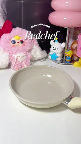 Chảo chống dính nhỏ gọn tiện lợi phù hợp cho hssv ở trọ 🫶🏻✨ #redchef #chaochongdinhredchef #unboxing #viral #chaochongdinhhssv 