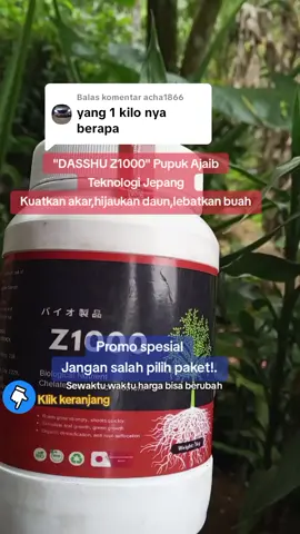 Membalas @acha1866 #DasshuZ1000 #PupukAjaib #TeknologiJepang 