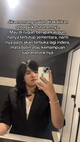 Yaudah lah terima aja, udah coba ditutup tetep kebuka lagi.. #supranatural #personalexperience #indigo #keturunan #matabatin 