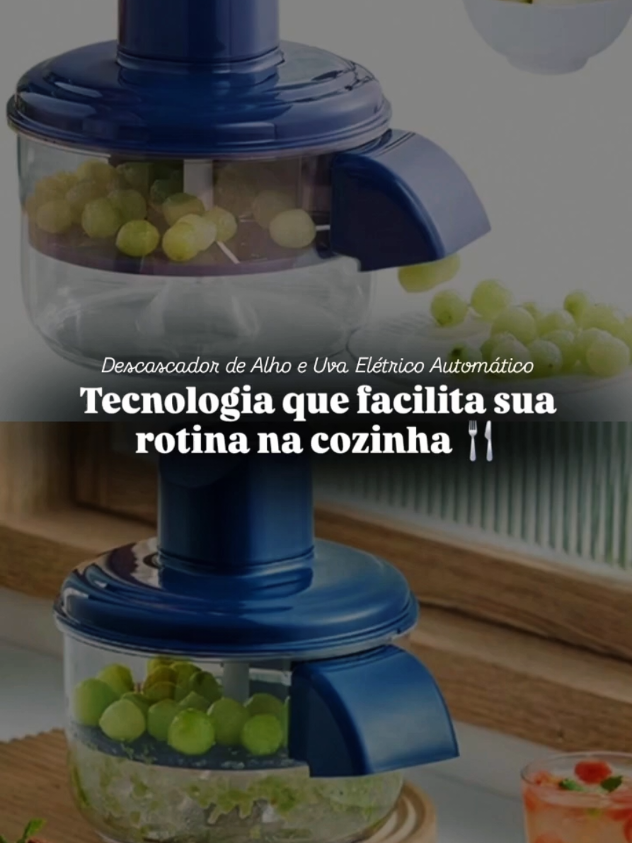 Esse é  o achado da shopee que vai mudar sua rotina na sua cozinha, descasque alho e frutas em segundos! ⚡🍇🧄 #achadosshopee #cozinha #comprasonline #casa #vaiprafy 
