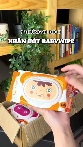 Khăn ướt 1 thùng 10 bịch #khănướt #khanuot #khanuotkhongmui #khanuotbabywipes #khanuotchobe 