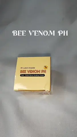 St Luke's Bee Venom Pain Relief,Sagot sa masasakit na kasukasuan nyo ! #beevenom #beevenomcream #reliefcream #tiktikfinds 