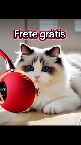 FAÇA SEU PET FELIZ COM AS BOLAS QUE “COREM” POR TODA CASA! #boladegato #gato #felino #miau 