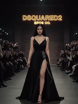 Gemini Prompt : 1. Open Gemini AI 2. upload Foto 3. masukan prompt di bawah ini: 👇🏻 buat foto fashion sinematik di malam hari. aku (gunakan wajah pada foto yg di upload) berjalan di runway outdoor. aku mengenakan gaun malam hitam panjang yang mengalir dengan belahan paha tinggi dan detail perak di samping, dipadukan dengan sandal bertali hitam hak tinggi. Di latar belakang, ada bangunan bata gelap dengan tulisan 'DSQUARED2 BROS CO' yang diterangi. Kerumunan orang dengan gaya busana edgy dan avant-garde, beberapa memakai topi lebar, jaket berbulu, dan setelan jas, berdiri di trotoar. Pencahayaan dramatis dari lampu sorot, menciptakan bayangan panjang. Suasana glamor, misterius, dan edgy. Fokus tajam pada model, depth of field dangkal. --ar 16:9 --v 5.2