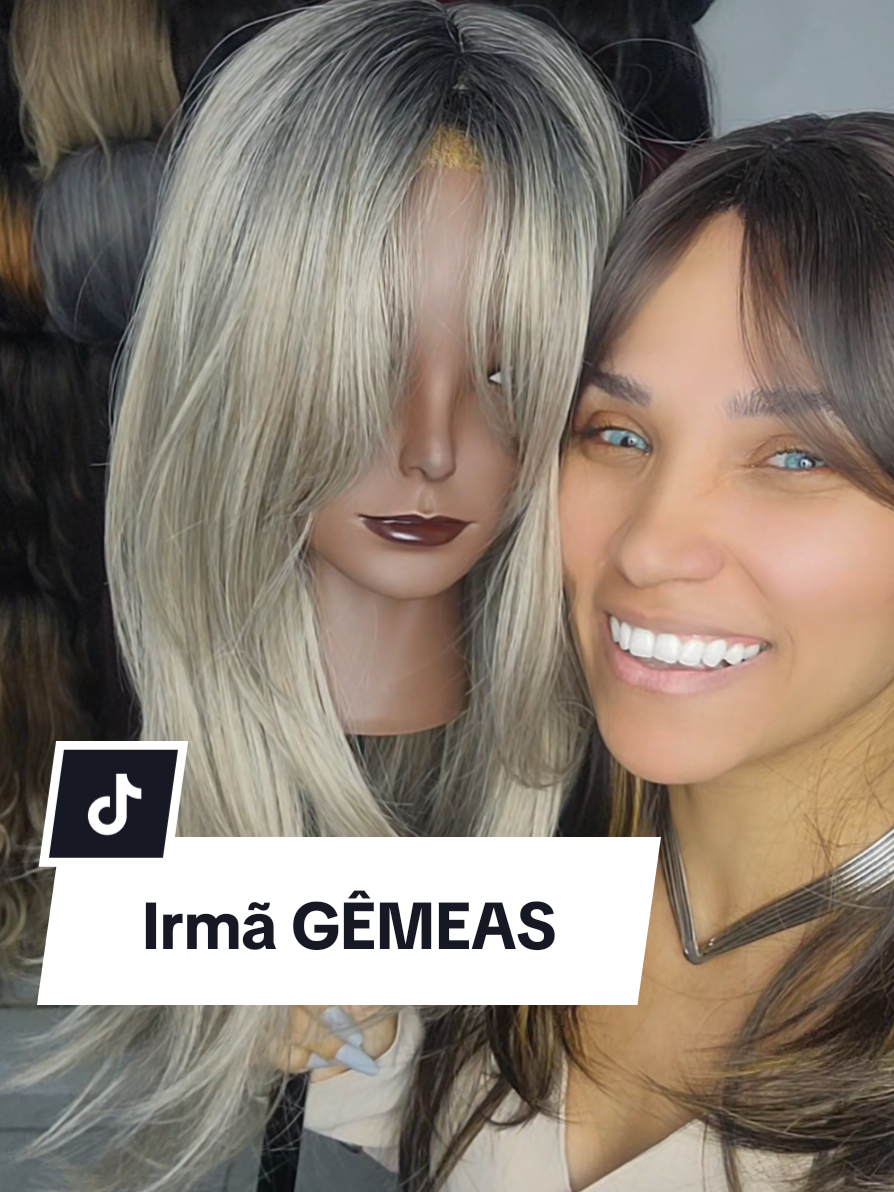Não agentei peguei outra cor, já tinha o cinza prateado TT4/18/60# agora chegou o castanho com luzes F4/27#. #tiktokshop #wig #kaliscreolez #peruca #LACEWIG @PRETTY PERUCA Br 