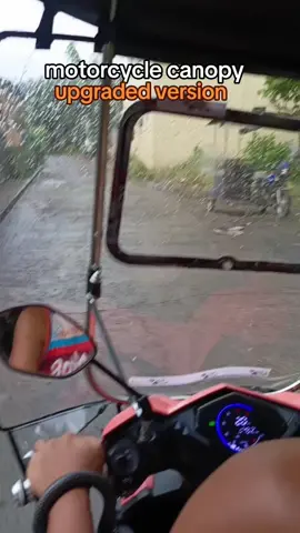 simula nga ng bumili kami ng motorcycle canopy hinde na kami basta basta nababasa #fypage 