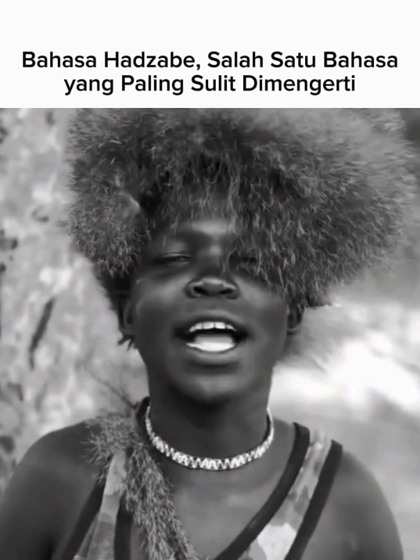 Bahasa Hadzabe itu unik banget karena cara ngomongnya campur antara bunyi huruf biasa sama klik lidah yang kedengerannya kayak suara sehari-hari tapi masuk ke dalam struktur bahasa. Ada klik bibir yang mirip suara kecupan, klik gigi yang kayak suara tsst, klik samping lidah yg kedengerannya kayak orang bilang tsk tsk, sama klik palatal yang bunyinya lebih keras kayak hentakan lidah dari langit-langit mulut. Semua klik itu bukan cuma efek suara, tpi beneran bagian dari kata. Jadi orang Hadzabe bisa ngobrol lancar dengan nada klik-klik yang ritmis, bikin bahasa mereka susah ditulis pakai alfabet biasa. Karena hal itu juga banyak peneliti bahasa nganggep Hadzabe sebagai salah satu bahasa paling sulit untuk ditranskripsi. Sumber: Woodburn, J. (1977). The Hadza of Tanzania. In Hunter-Gatherers in Modern World. Cambridge University Press.