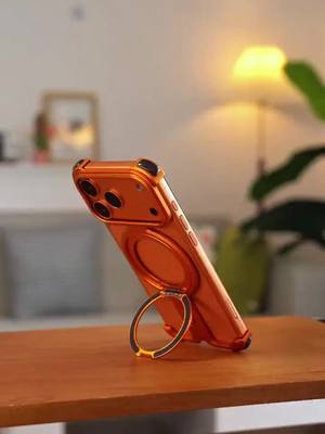 π-shaped Metal Magnetic Mobile Phone Case