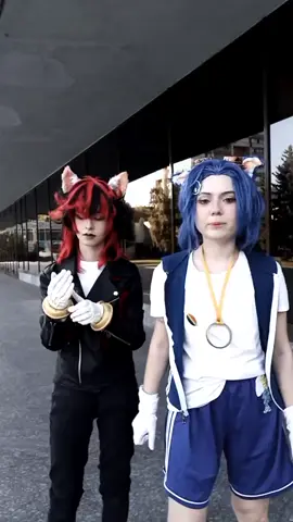 ultimate lifeform reaction.. @Nickosha Coser << #sonic  #shadowthehedgehog #sonadow #cosplay #fyp 