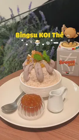 Lần đầu Koi có bingsu, duy nhất chỉ có tại Xuân Thuỷ thui #ancungtiktok #bingsu #dessert #foodreview #utcungdidau  