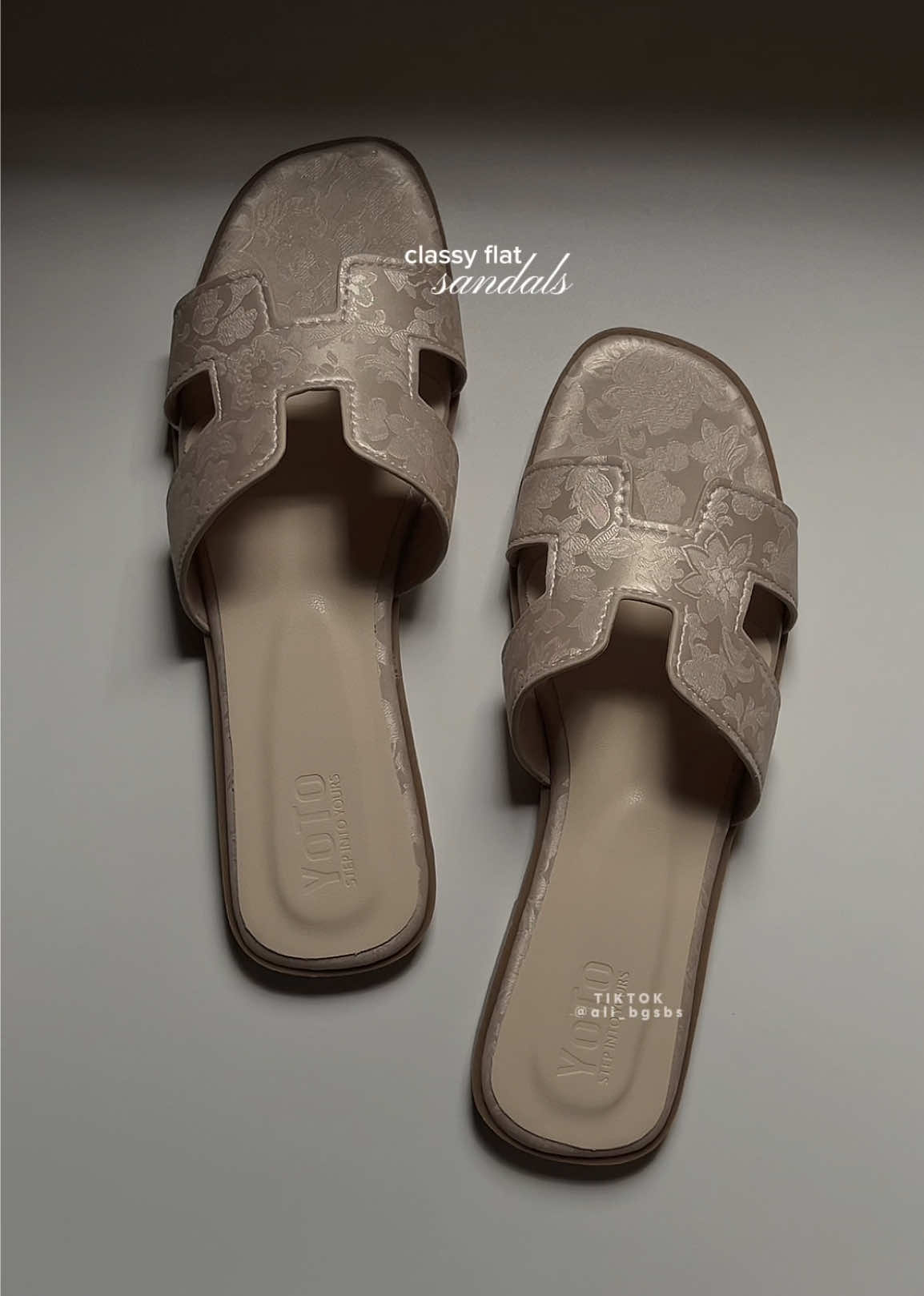 another classy flats from @YOTO SHOES 🙈 #sandals #flats #flatsandals #womensandals 