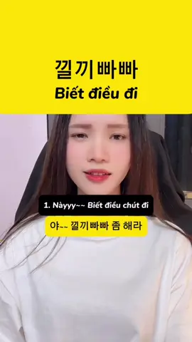 “Biết điều chút điiiiii #huyenpopp #HĐT #hoctienghan #한국어공부 #LearnOnTikTok 