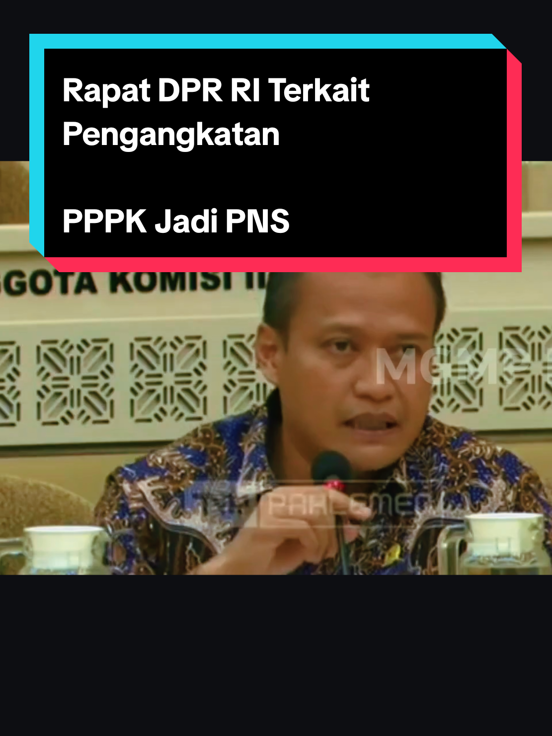 Rapat DPR RI Terkait Pengangkatan PPPK Jadi PNS #pns #pppk #guru #honorer #asn 