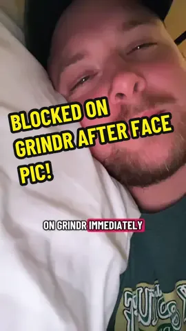 Getting blocked on Grindr after sending a face pic can sometimes save everyone. #gaytiktok 