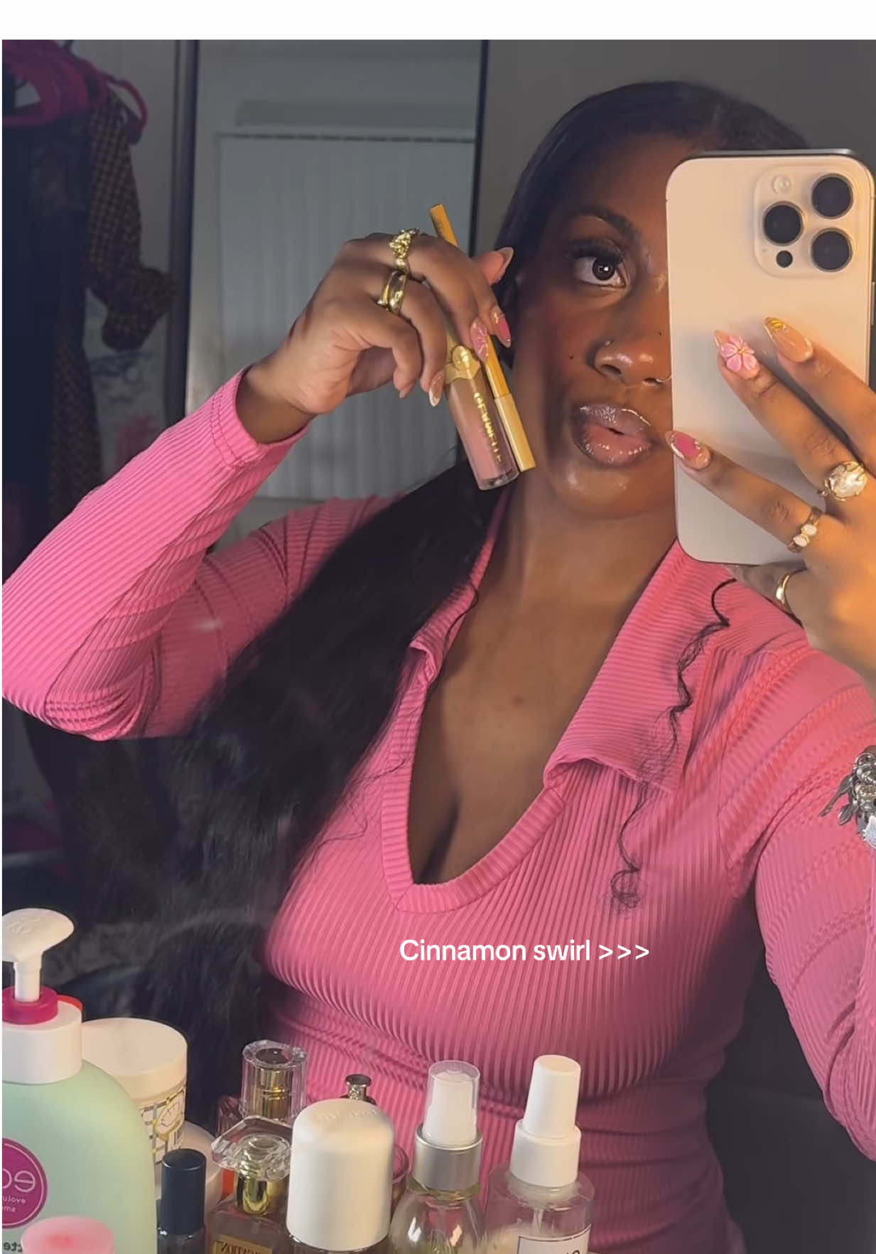 @Glamlite cinnamon swirl lip kit  #lipcombotutorial #tiktokshopcreatorpicks #glamlitelipkit #lipcombo #glamlitecosmetics 