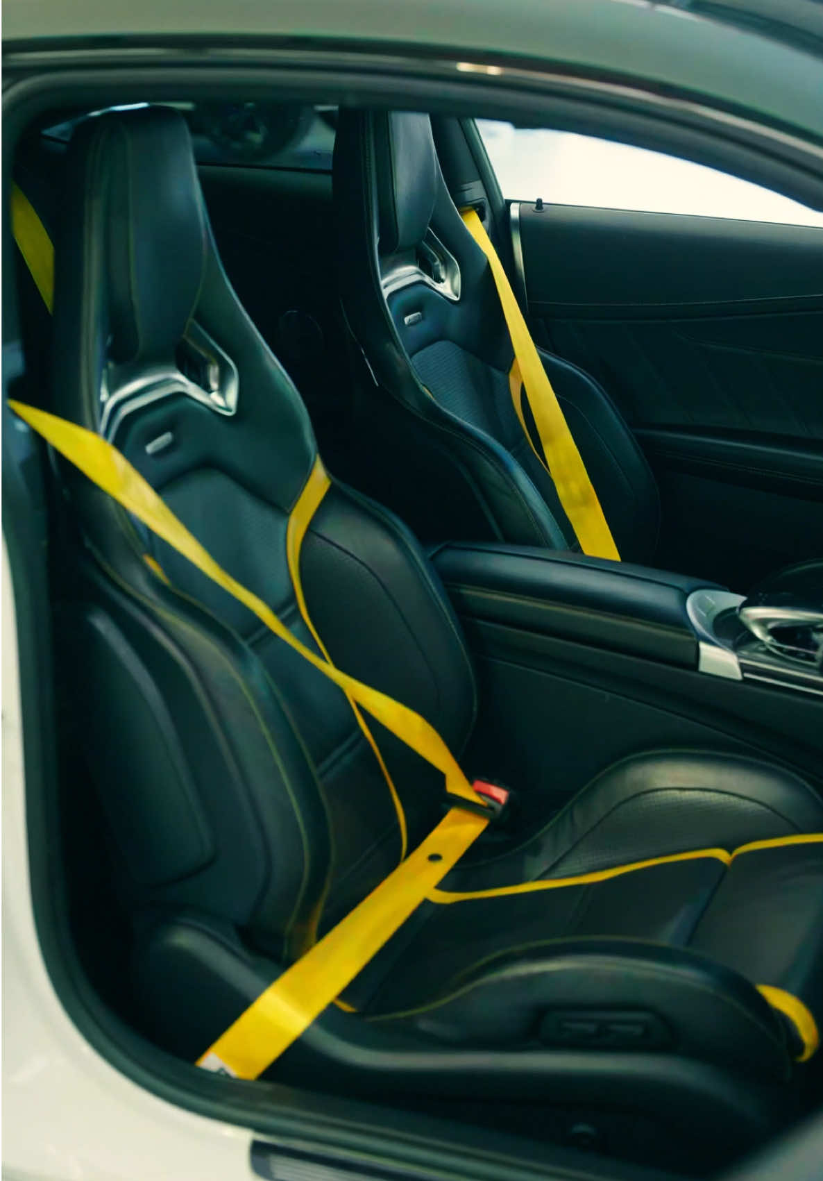 Seatbelts aren’t just safety — they’re style. Partnering with Precision Seat Belts & Trims to give this AMG a finishing touch you can feel every drive. #carmods #seatbelt #amg 