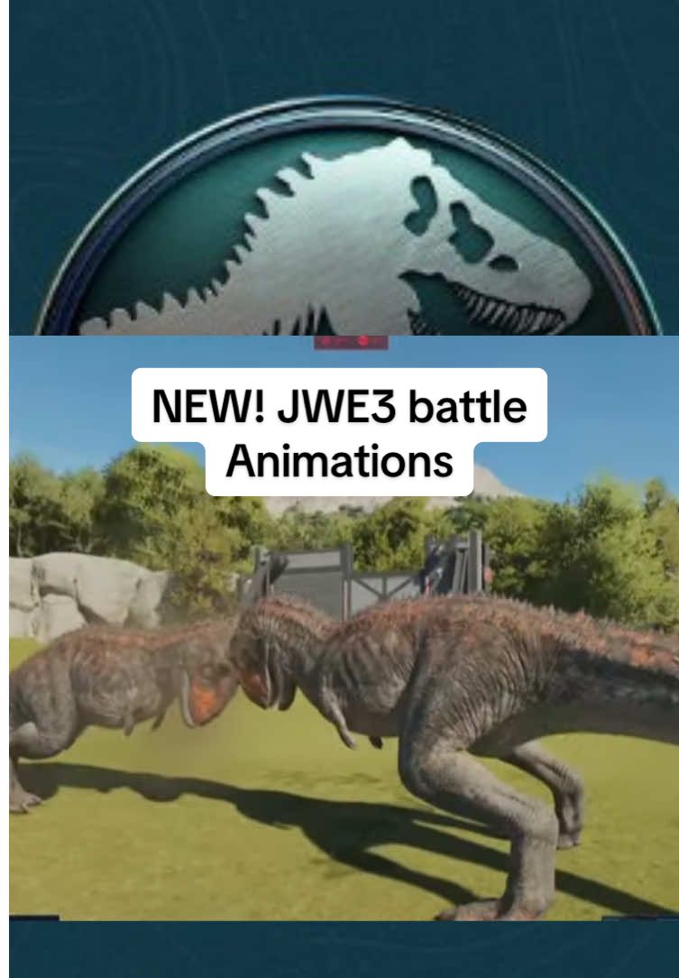 NEW fighting Gameplay Jurassic World Evolution 3 #jurassicworld #jurassicworldevolution3 #gaming #jurassicpark #jurassicwolrdevolution 