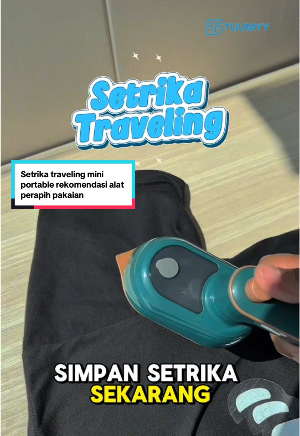 Setrika traveling mini portable rekomendasi alat perapih pakaian#tuumyyindonesia#setrikalipat#setrikalipatmini#setrikatravelling#fyp 