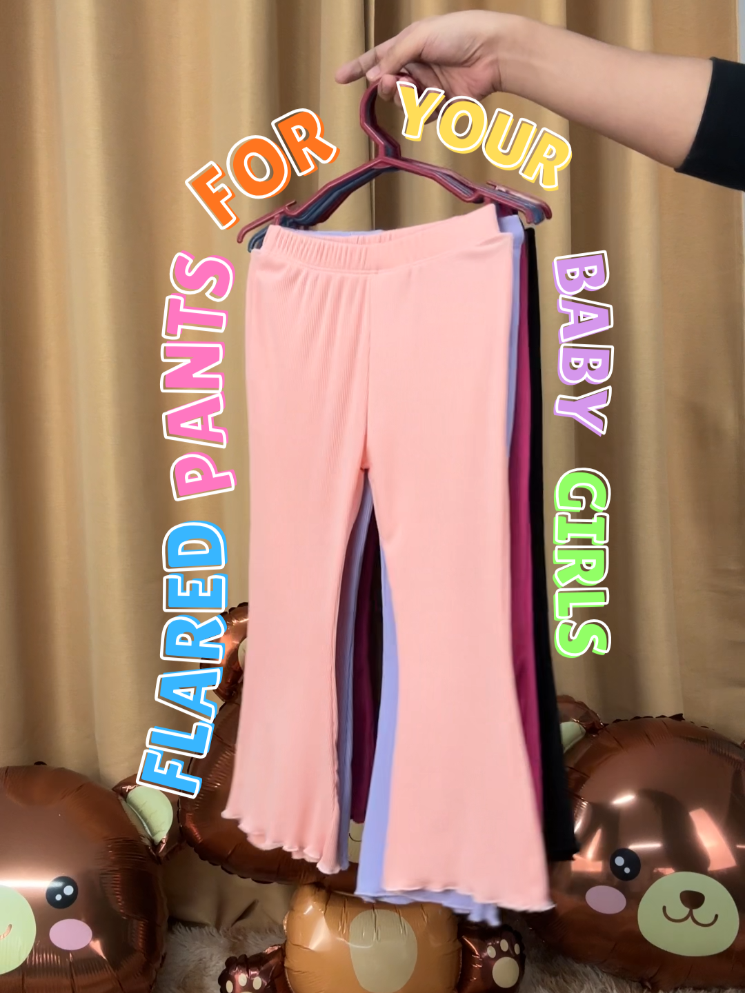 Mommies,let your kids hop on the fashion trend ngayon dahil nauuso na naman ang wide leg and flared pants, and this time, meron na for kids! Super cute nito sa mga baby girls niyo. Madaling ternohan and very fashionable bottom wear pants. Kaya naman get yours at mag checkout na! #Bigboxph #momgoals #MomsofTikTok #babyoutfit #kidswear #tiktokfinds #kidsclothing #babymusthaves #momfinds #firstbaby #fyp #flaredpants #pants #pantsforkids #pantsforgirls