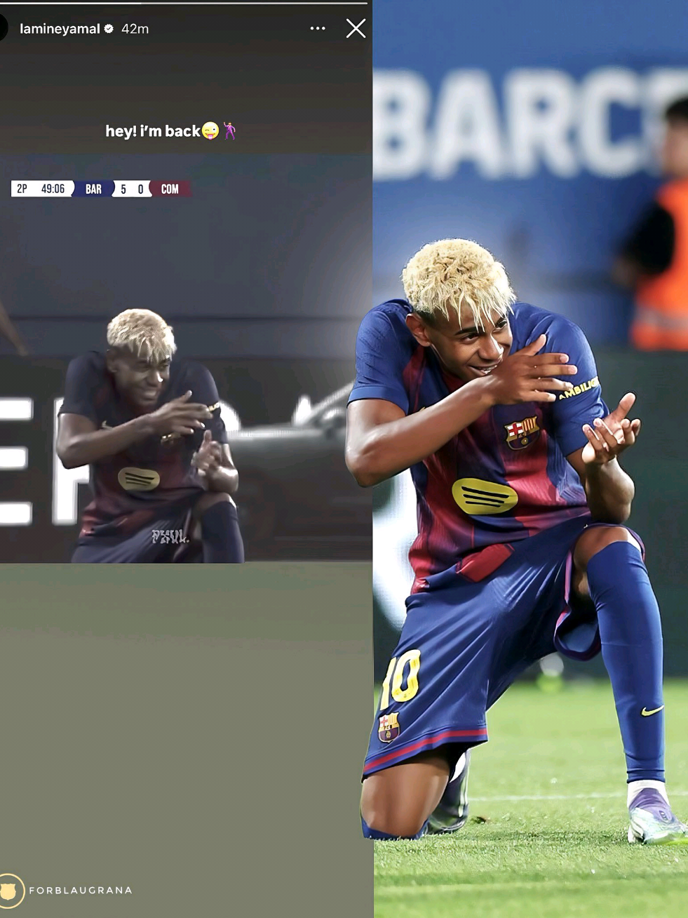 BREAKING NEWS! 🚨 Lamine Yamal Kembali dari Cedera 💪 Siap Main Lagi untuk Barcelona 🔵🔴⚽ #barcelona #lamineyamal #laliga #messi #barca 