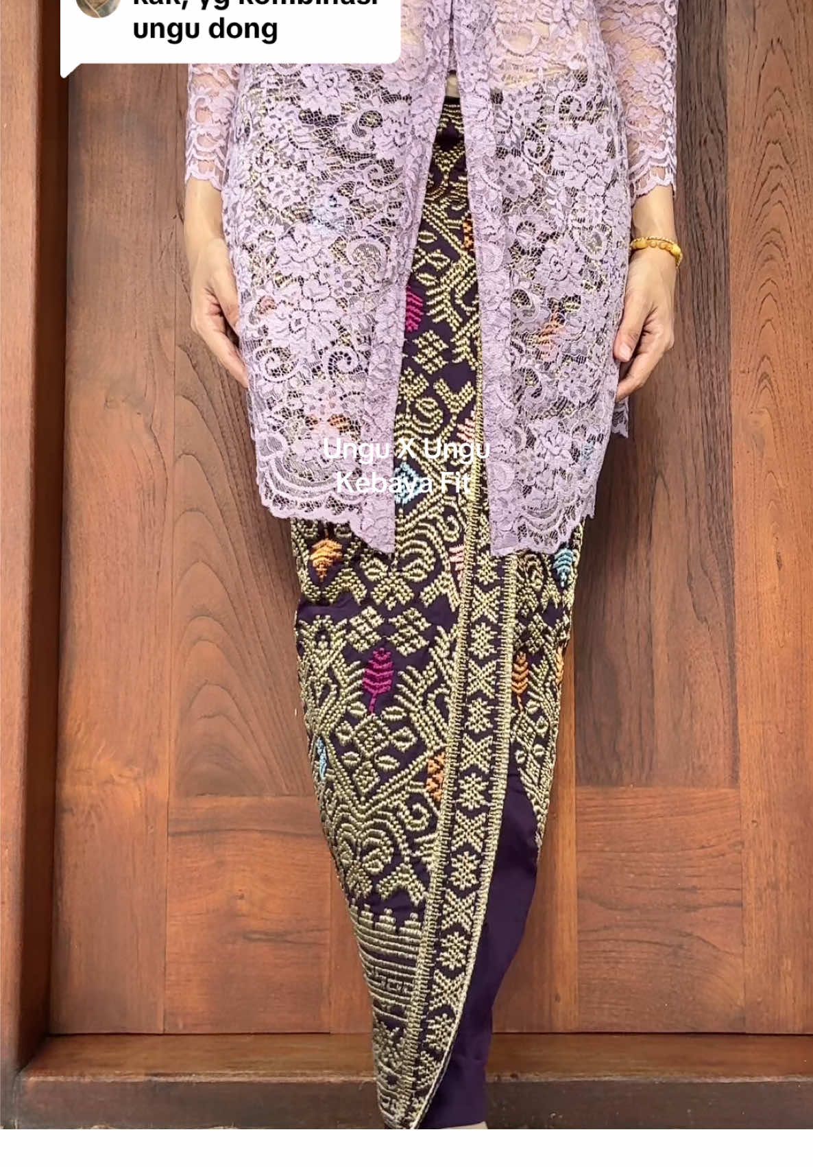 Replying to @anonim  ungu, ungu dan  ungu 💕 #kebaya #kebayakartini #kebayamodern #kebayapanjang #stylingoutfits 