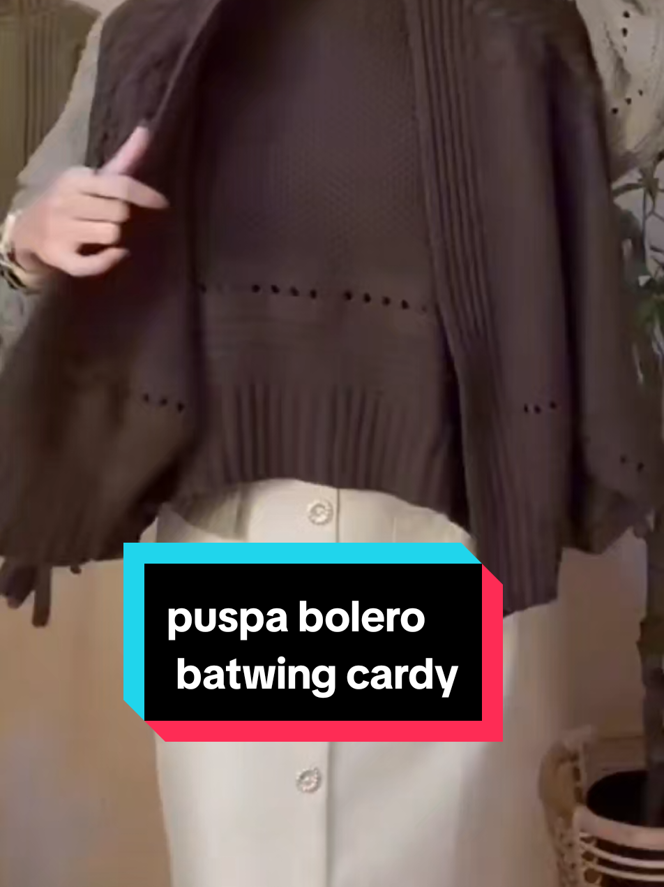 puspa bolero batwing cardy #buruandiorderguys🥰 
