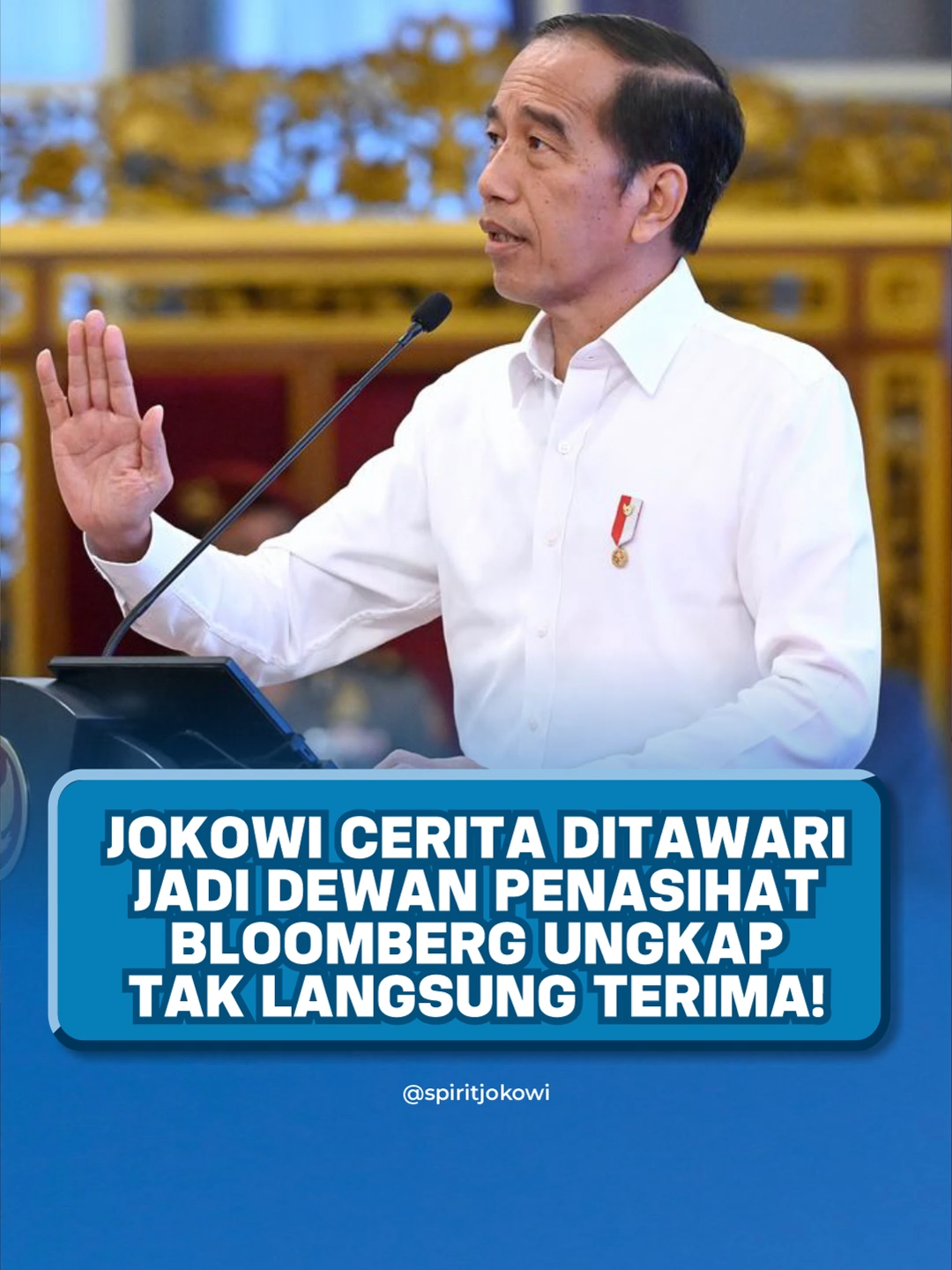 INI DIA CERITA PAK JOKOWI SAAT DITAWARI JADI DEWAN PENASIHAT BLOOMBERG: UNGKAP TAK LANGSUNG DITERIMA!! KENAPA? SIMAK VIDEONYA SAMPAI HABIS YA!! #jokowi #jokowisme #indonesia🇮🇩 #jokowidodo