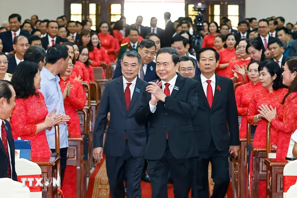 Sáng 27/9, Chủ tịch Quốc hội Trần Thanh Mẫn đã dự Đại hội đại biểu Đảng bộ thành phố Cần Thơ lần thứ I, nhiệm kỳ 2025-2030. #fantbtnguyenphutrongfanbactronhvacomai2tbt 