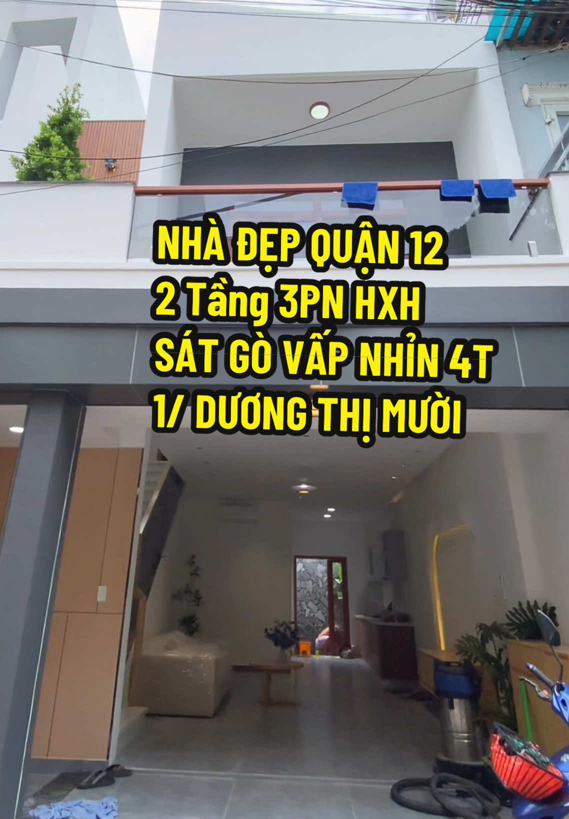 nhớ vào live, xem ngay nhà đẹp 3 phòng ngủ, hẻm xe hơi sát gò vấp, ngay chợ hạt điều quận 12, chỉ nhỉnh hơn 4 đồng #LearnOnTikTok #nhaquan12 #reviewnhapho #nhadepgovap #namnhadepquan12  @namnhadepquan12 
