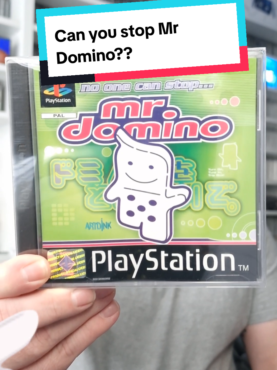 The UNSTOPPABLE Mr Domino! #playstation #ps1 #mrdomino #noonecanstopmrdomino #aldi 