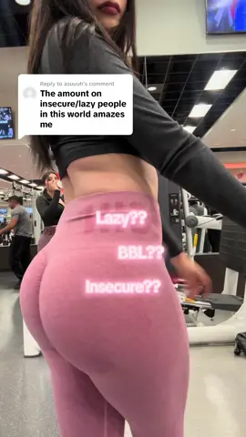 Replying to @asuuuh I live in the gym but nice try. I’m the last person to be “lazy” a bbl isn’t my preference I only got a breast aug cause I breast fed. Case closed. 