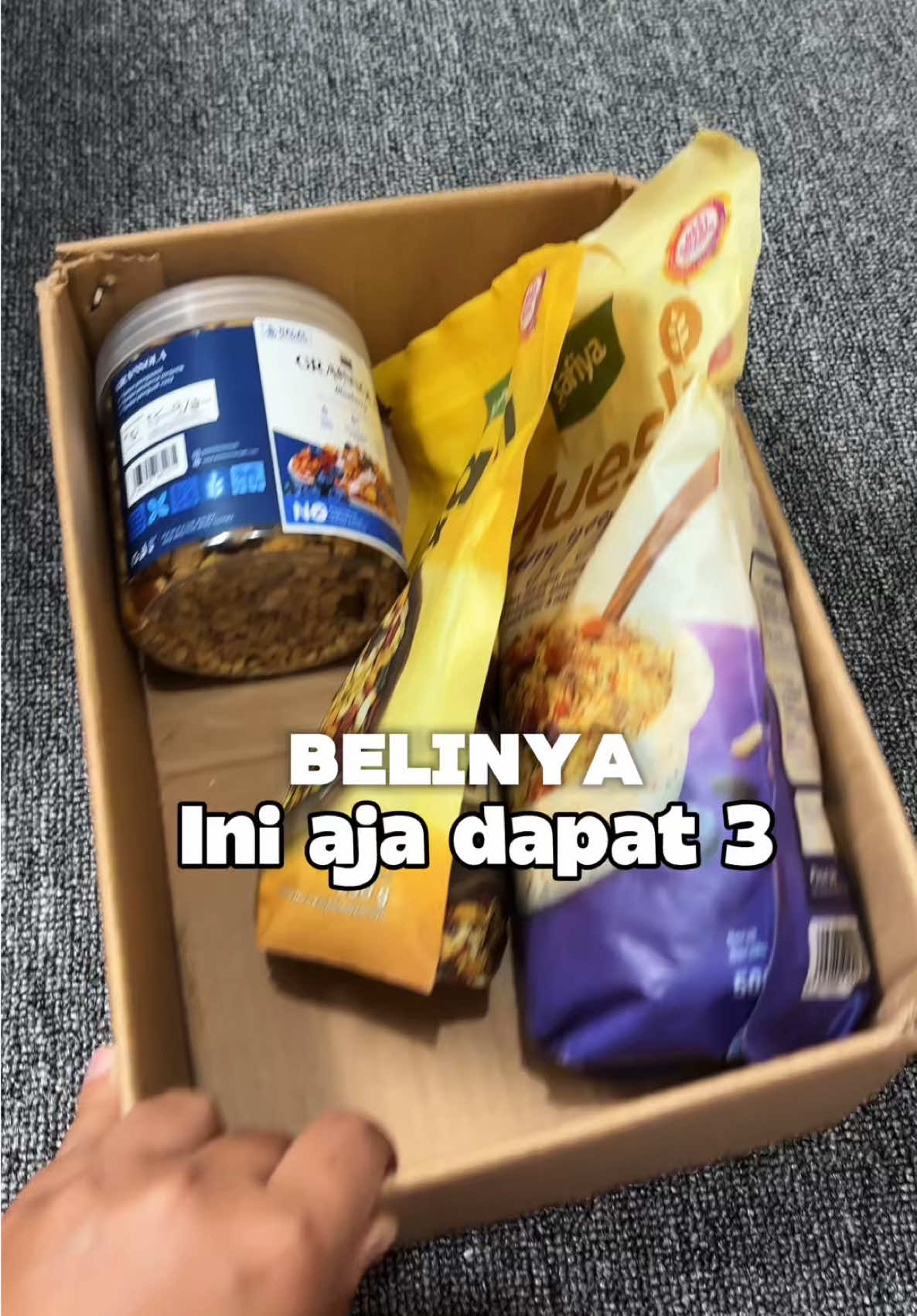 Paket Muesli Granola dan Trailmix #muesli #granola #trailmix #mueslisafiya 