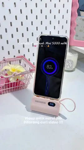 Powerbank mini 5000 mAh 💗 #powerbank #powerbankmini #powerbankgoojodoq #powerbank5000mah 