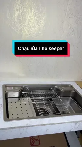 Chậu rửa keeper 1 hố cao cấp #keeper #chauruabat #voirua 