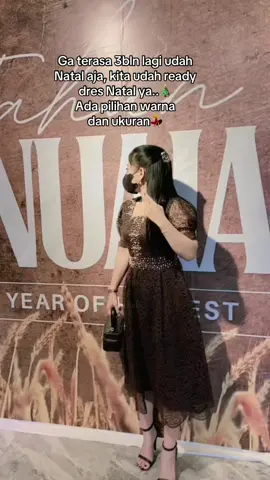 Dres natal terbaru 2025 💃 #dres #dresbrokatmewah #racuntiktok #kellyanna_nainggolan #fyppppppppppppppppppppppp 