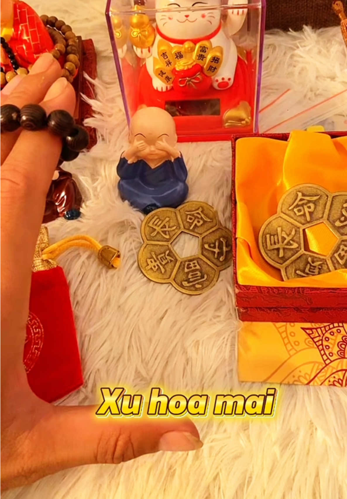 Đồng xu hoa mai phong thủy #thayphaphoa #dongxuhoamai #dongxuhoamaiphongthuy #dongxuphongthuy #vatphamphongthuy 