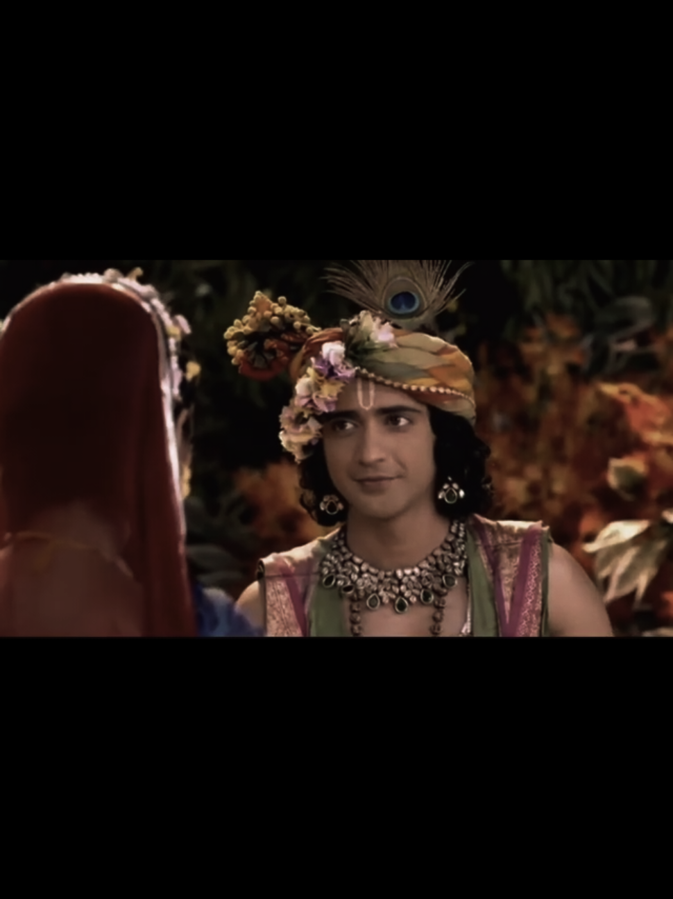 The love that demands nothing and gives everything. Radha is the essence of Krishna's joy, a love story without equal in all the universes. 🌍♥️ #KrishnaCares #LotusFeet #DivineEmotions #LoveBeyondMeasure 