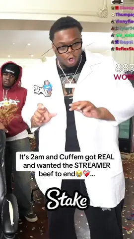 It’s 2am and Cuffem got REAL and wanted the STREAMER beef to end😭❤️‍🩹… #kaicenat #cuffem #mafiathon3 
