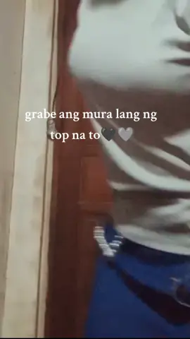 ang mura ng basic top na to🩶 #basictop #fyp #top #basicfit #missyou #tshirt 