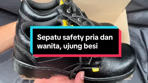 Sepatu safety pria dan wanita , sepatu uniang besi Sepatu safety #sepatumurah #sepatupria #sepatusafety