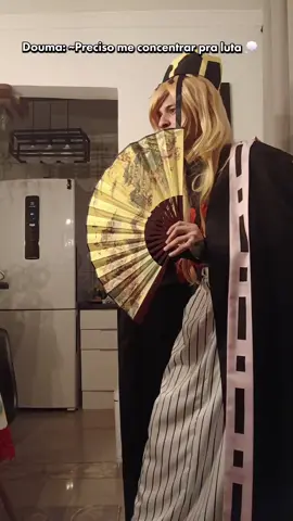 eu tive que gravar isso kkk  . . . #akaza #douma #kimetsu_no_yaiba #demonslayer #kny 