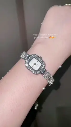 #onthisday Women’s Rhinestone silver stainless bracelet watch! ✨ #watch #watches #bracelet #watchforwomen 