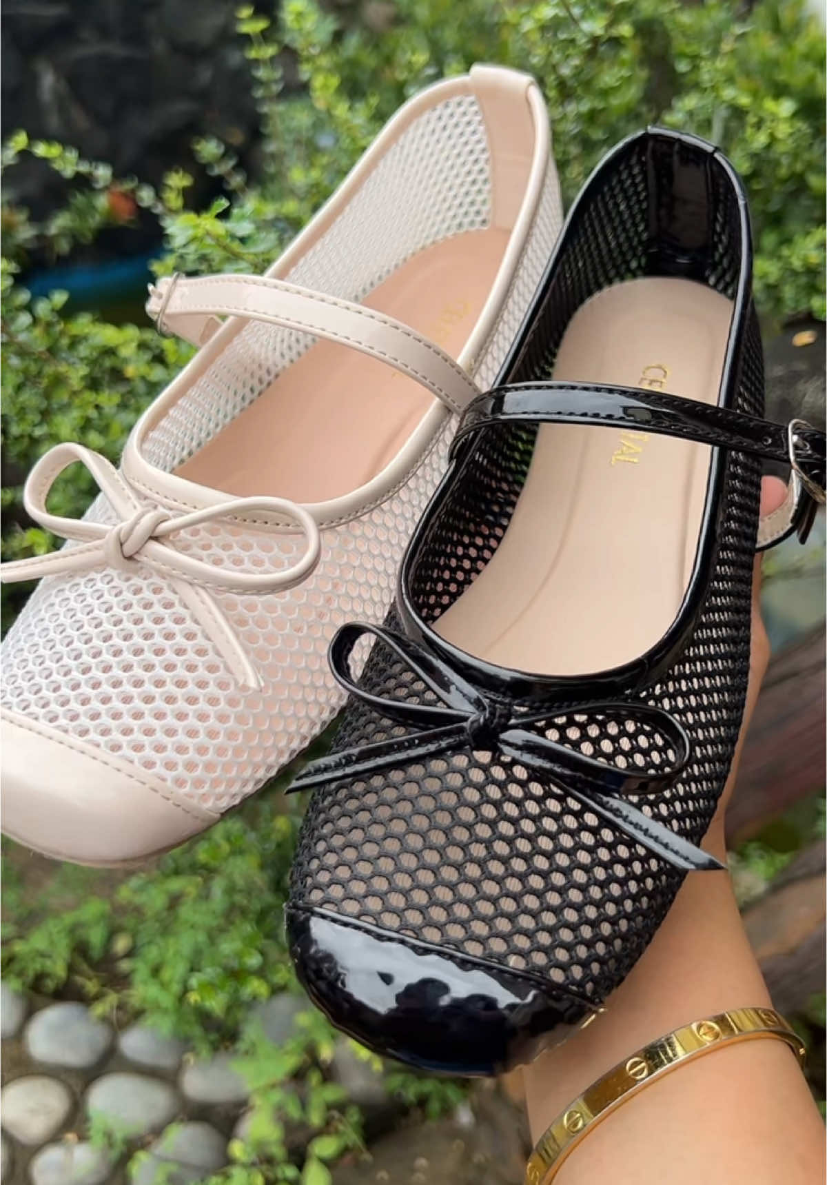 Raiza Mesh 🤍🖤 #celestialsandalstiktok #fyp #sandals #sandalsforwomen #meshshoes #flat #netshoes #maryjane 