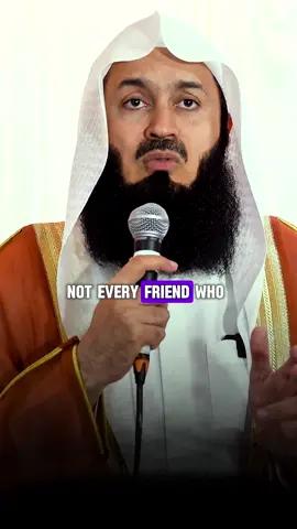 Not every smile is real. Not every friend is true.#Allah #islamic_video #muftimenk #islamic #fyp 