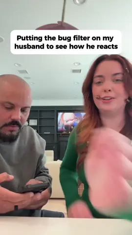 The bug filter prank😂😂#prank #funny #prankvideo #fyp #scareprank #usaus #usa 
