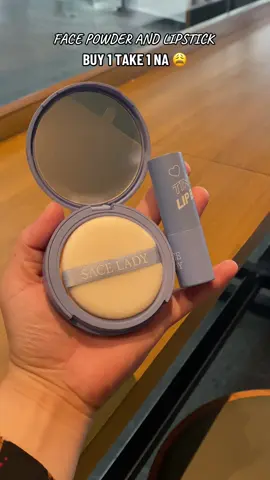 Sacelady makeup combo FACEPOWDER and tinted lipbalm #facepowder #lipbalm #oilcontrol #lipbalm #makeup 